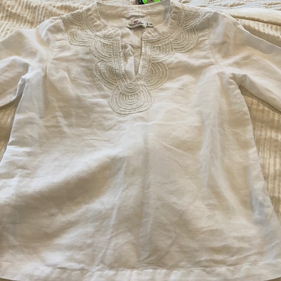 Perfect! Vineyard Vines linen tunic 🐳 - Picture 2 of 11